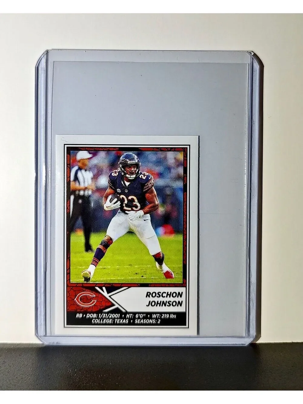 Roschon Johnson 2024 Panini NFL Sticker #364 Chicago Bears